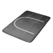 Tapis De Bain Architectural Gris Charbon Sourd Arch Moderne Spa (Angle)