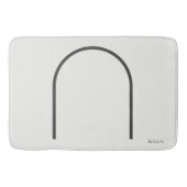Tapis De Bain Architectural Off-White Fine Line Japandi Minimali (Devant)