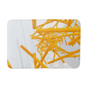 Tapis De Bain Architectural Space with Bright Geometrical Shape