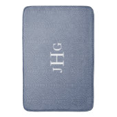 Tapis De Bain Arcs bleus avec points blancs (devant Vertical)