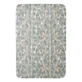 Tapis De Bain Argent Feuillage Jardin Salle de bain Mat (devant Vertical)