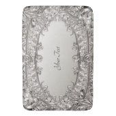 Tapis De Bain Argent Ornat de bain moderne (devant Vertical)