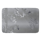 Tapis De Bain Argent Reindeer & Snowflakes (Devant)