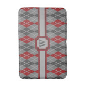 Tapis de Bain Argyle Cendres et Braises (Devant (Vertical))