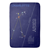 Tapis De Bain Aries de Zodiac Constellation (devant Vertical)