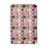 Tapis De Bain Arlequin / motif diamant - Taupe multi (Devant (Vertical))