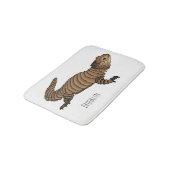 Tapis De Bain Armadillo girdled lizard cartoon illustration (Angle)