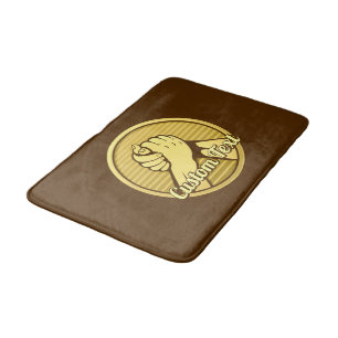 Tapis De Bain Arme de lutte Gold