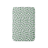 Tapis De Bain arrière - plan à feuilles spirales (Devant (Vertical))