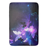 Tapis De Bain Arrière - plan aux papillons de nuit (devant Vertical)