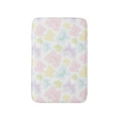 Tapis De Bain Arrière - plan avec des papillons dans l'aquarelle (Devant (Vertical))