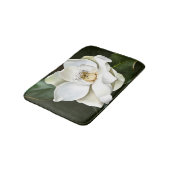Tapis De Bain Arrière - plan blanc Magnolia Closeup Vert (Angle)