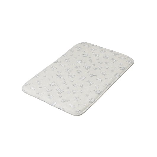 Tapis De Bain Arrière - plan de bébé (Angle)