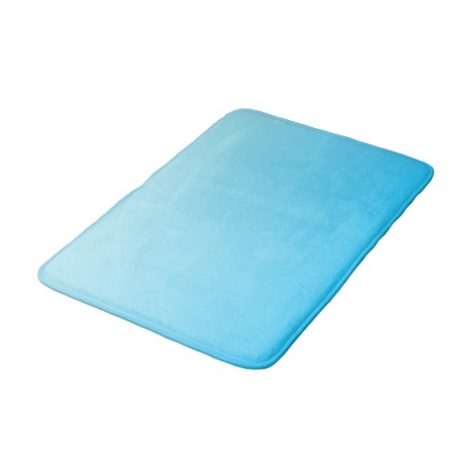 Tapis De Bain Arrière - plan de dégradé de couleur bleu (Angle)
