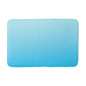 Tapis De Bain Arrière - plan de dégradé de couleur bleu (Devant)