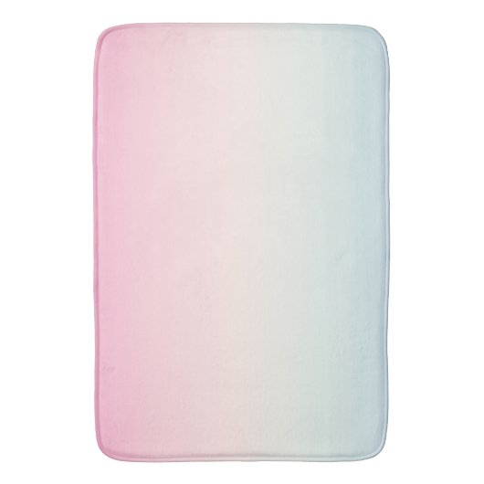 Tapis De Bain Arrière - plan de dégradé pâle (devant Vertical)