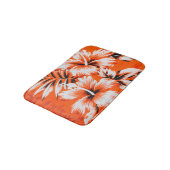 Tapis De Bain Arrière - plan de fleurs d'Hibiscus (Angle)