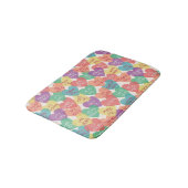 Tapis De Bain Arrière - plan de forme d'amour (Angle)