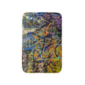 Tapis De Bain Arrière - plan de graffiti (Devant (Vertical))
