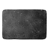 Tapis De Bain Arrière - plan de monocristolite noir (Devant)