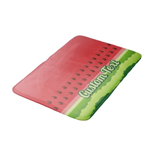 Tapis De Bain Arrière - plan de pastèque (Angle)
