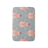 Tapis De Bain Arrière - plan en plumes Paisley Oriental (Devant (Vertical))
