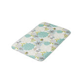 Tapis De Bain arrière - plan floral 5 (Angle)