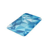 Tapis De Bain Arrière - plan géométrique à trois dimensions, ble (Angle)