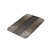 Tapis De Bain Arrière - plan grunge en métal (Angle)