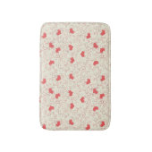 Tapis De Bain Arrière - plan mignon de coeurs (Devant (Vertical))