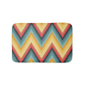 Tapis De Bain Arrière - plan rayé 2 de zigzag (Devant)