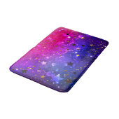 Tapis De Bain Arrière - plan rose brillant (Angle)
