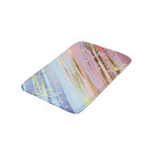 Tapis De Bain Arrière - plan rose texturé (Angle)