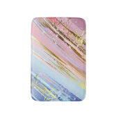 Tapis De Bain Arrière - plan rose texturé (Devant (Vertical))