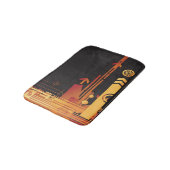 Tapis De Bain Arrière - plan tramé technique 2 (Angle)