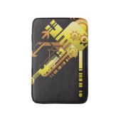 Tapis De Bain Arrière - plan tramé technique 5 (Devant (Vertical))