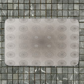 Tapis De Bain Art à motifs floraux de plage de sable