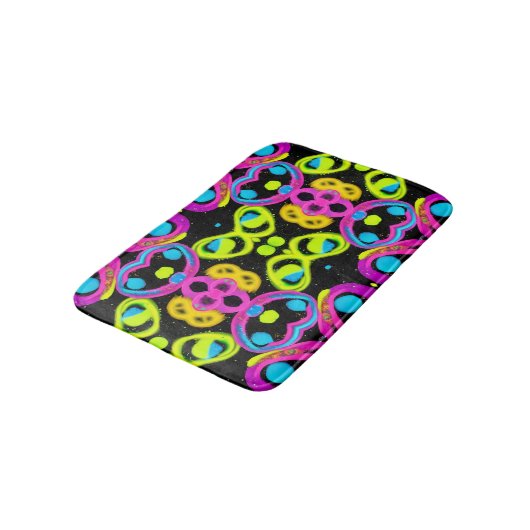 Tapis De Bain art abstrait brillant (Angle)