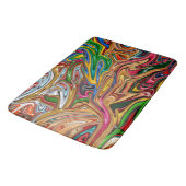 Tapis De Bain Art abstrait coloré (Angle)