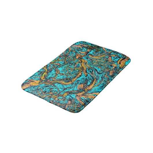 Tapis De Bain Art Abstrait cool (Angle)
