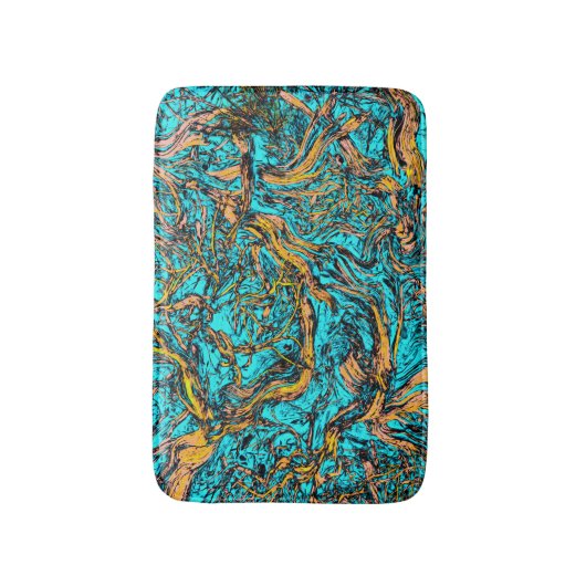 Tapis De Bain Art Abstrait cool (Devant (Vertical))