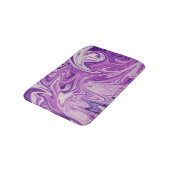 Tapis De Bain Art abstrait de lave fondue (Angle)