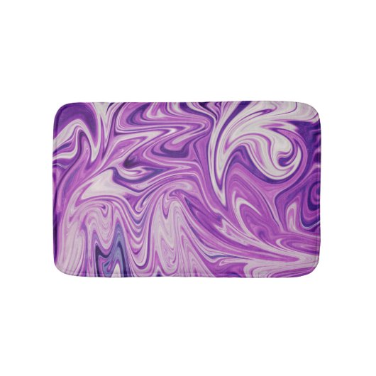 Tapis De Bain Art abstrait de lave fondue (Devant)