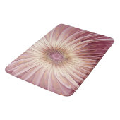 Tapis De Bain Art Abstrait Fractal Fleur & Tons de Bourgogne (Angle)