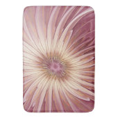 Tapis De Bain Art Abstrait Fractal Fleur & Tons de Bourgogne (devant Vertical)