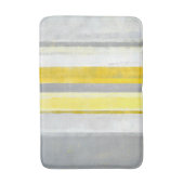 Tapis De Bain Art abstrait gris et jaune de "citron" (Devant (Vertical))