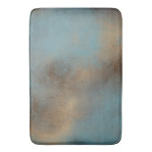 Tapis De Bain Art Abstrait moderne Blue Gold (devant Vertical)
