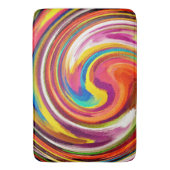 Tapis De Bain Art Abstrait Moderne Swirl #26 (devant Vertical)