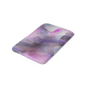 Tapis De Bain art abstrait pourpre de cubisme sans couture (Angle)