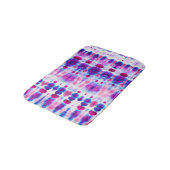 Tapis De Bain Art Abstrait rouge vif jaune (Angle)